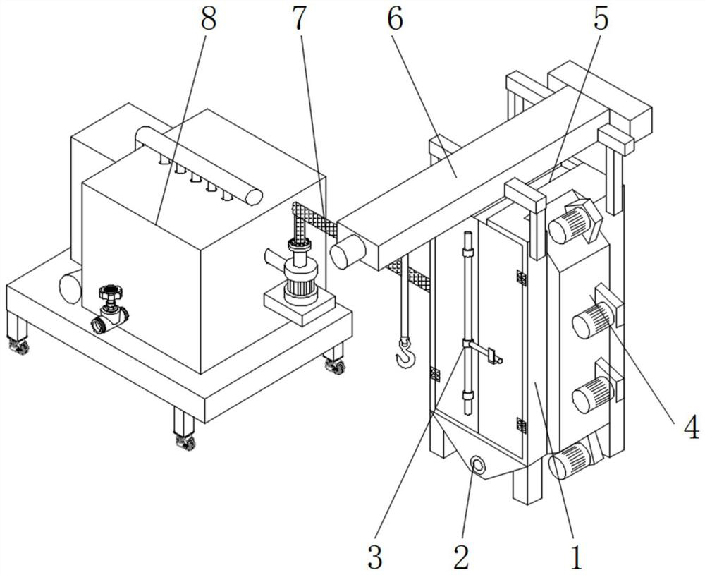 Shot blasting machine for fixing product and using method of shot blasting machine