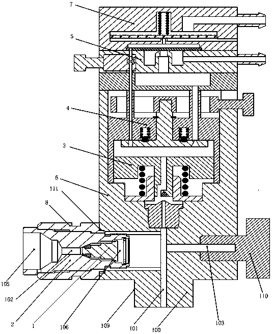 Integrated oxygen supply valve