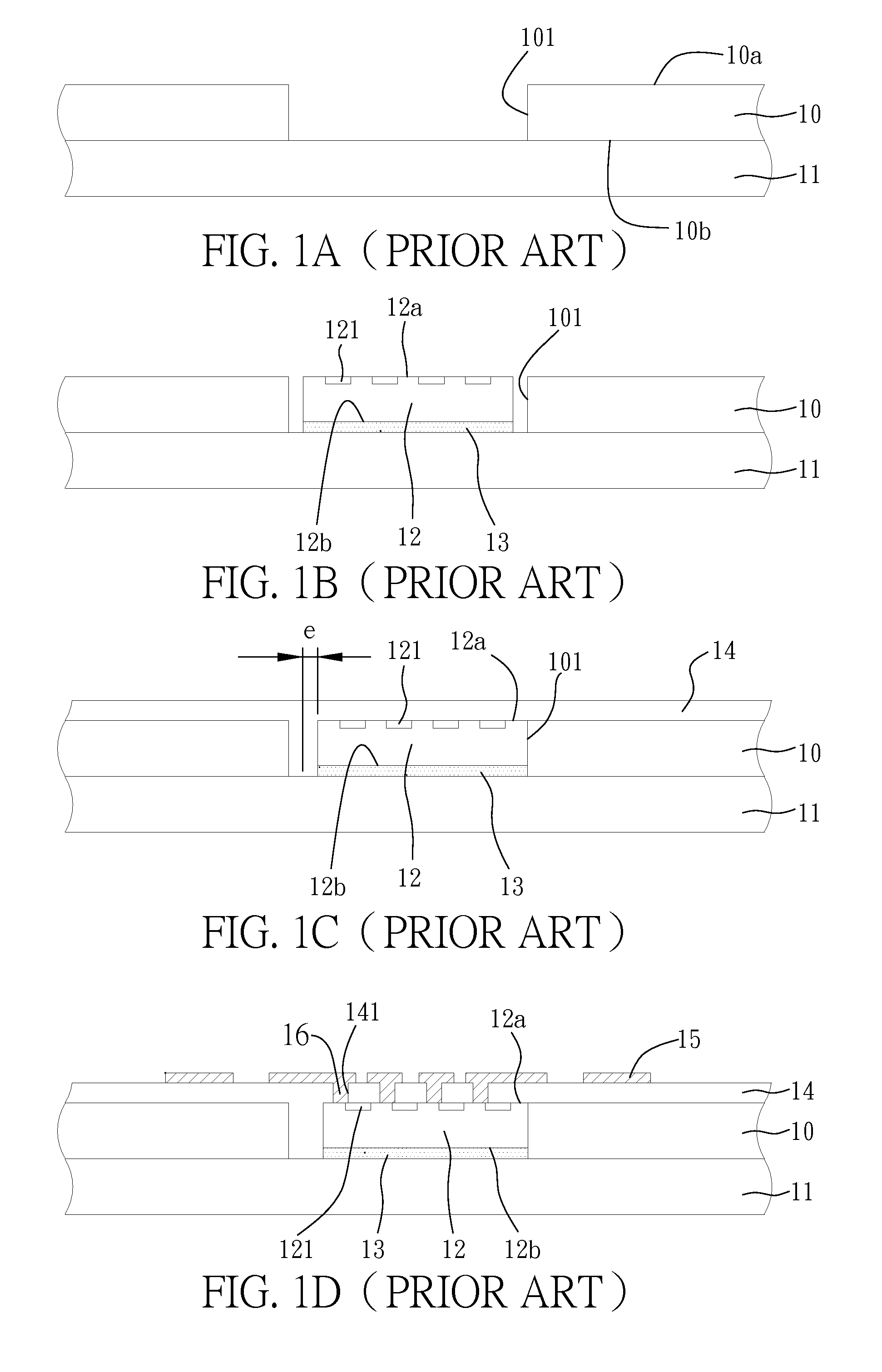 Packaging substrate with embedded semiconductor component and method for fabricating the same