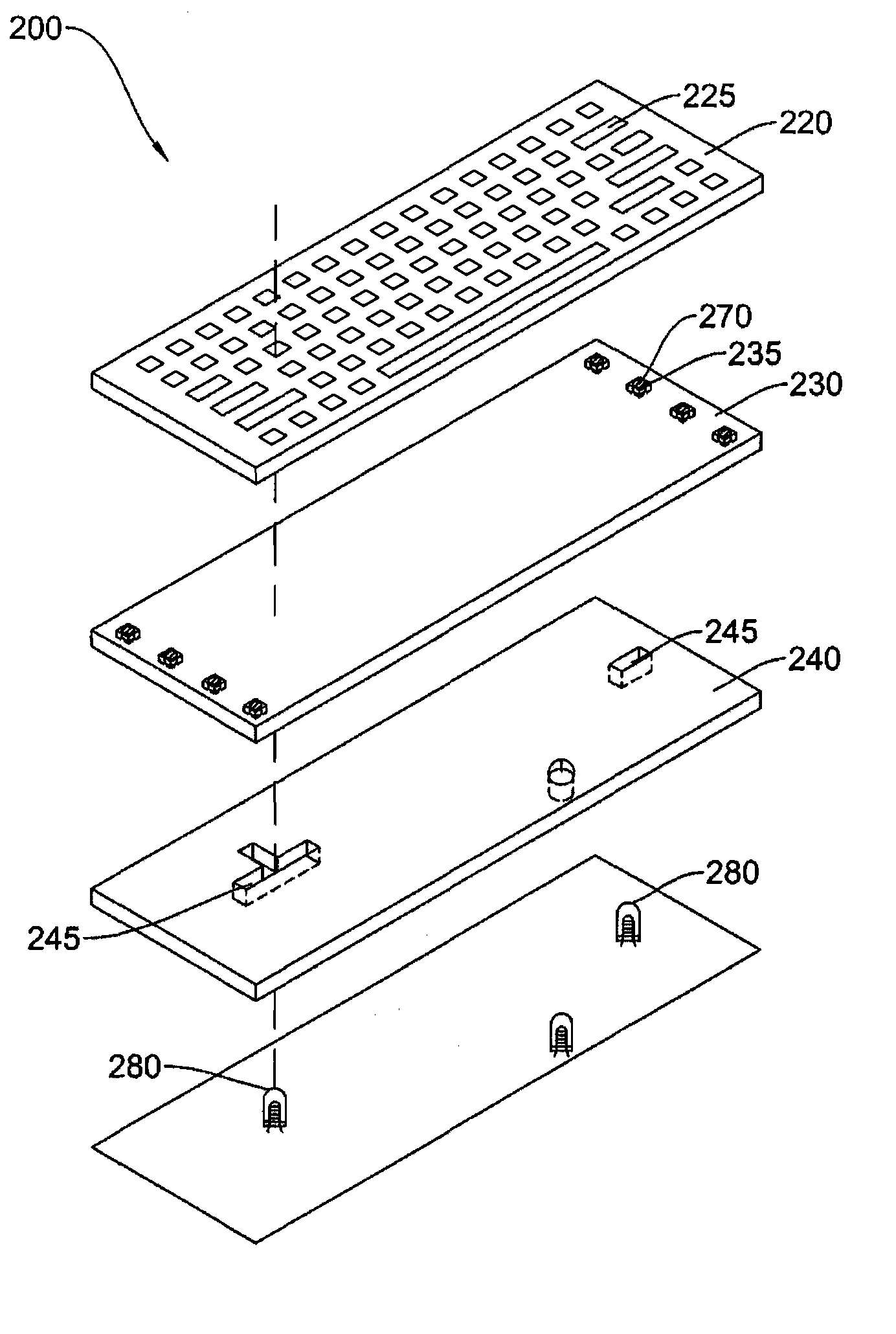 Light-emitting module and keyboard