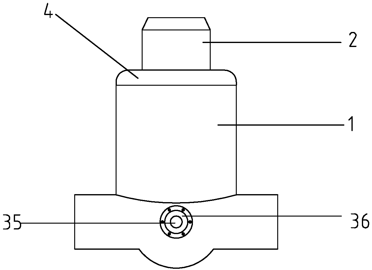Vibration reduction type rotating joint structure