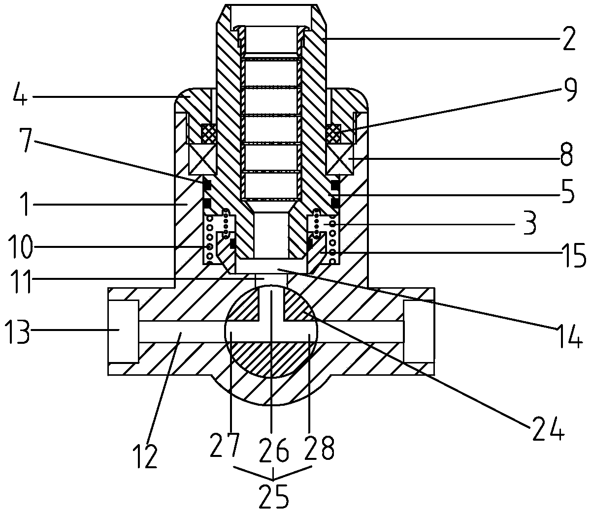 Vibration reduction type rotating joint structure
