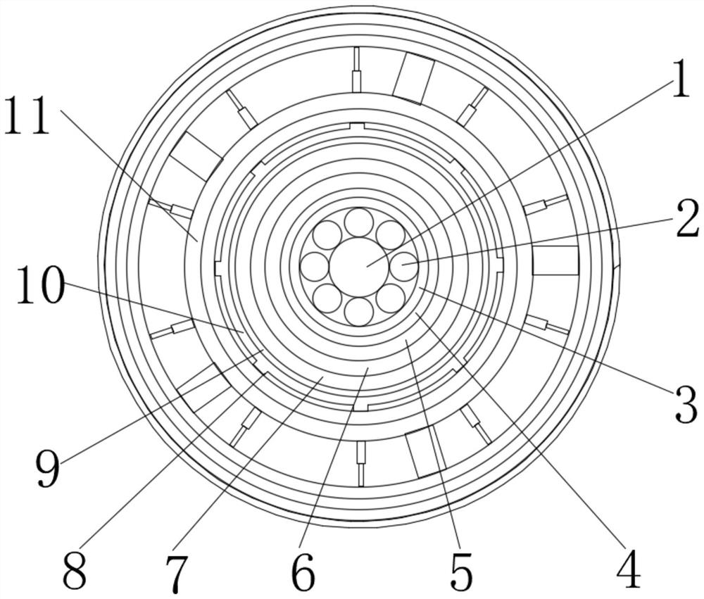 A kind of waterproof and fireproof photovoltaic cable and its compression resistance method