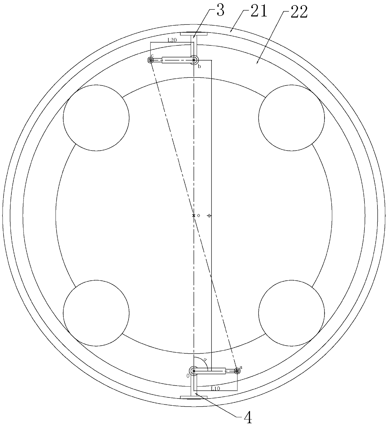 Plane displacement measuring device, plane motion equipment and using method thereof