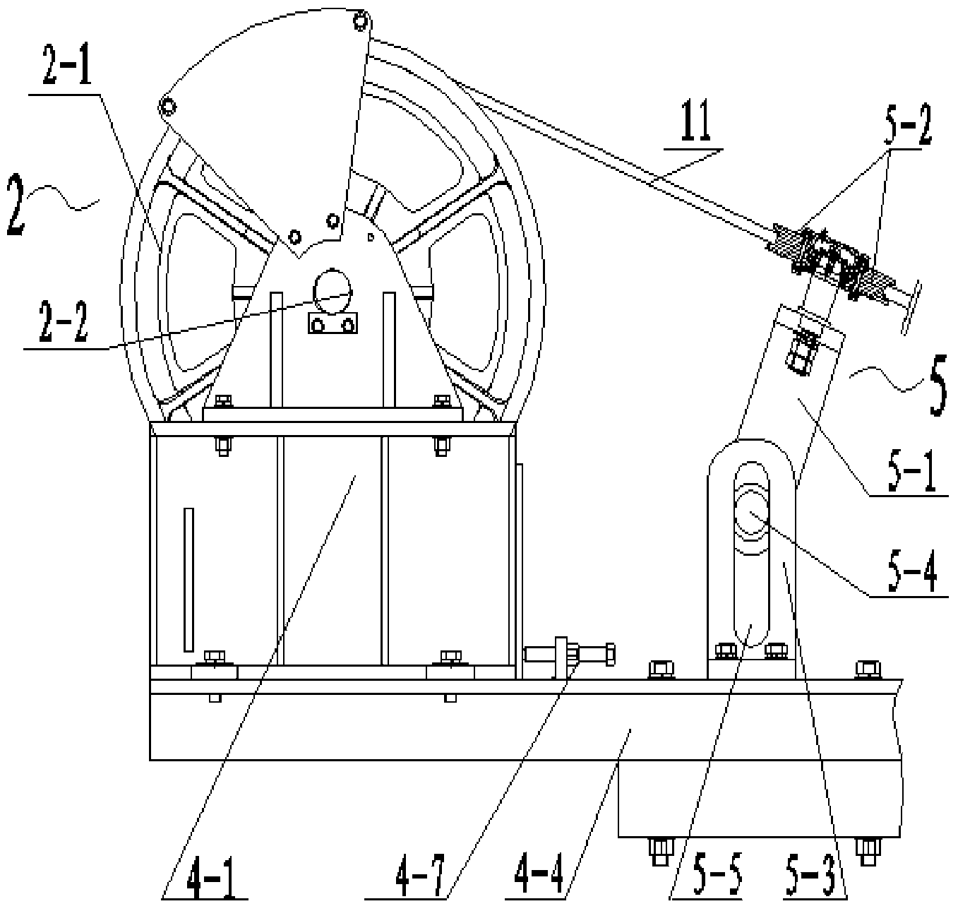 Short intelligent-control hoist type lifting oil extraction system with ultra long stroke and working method