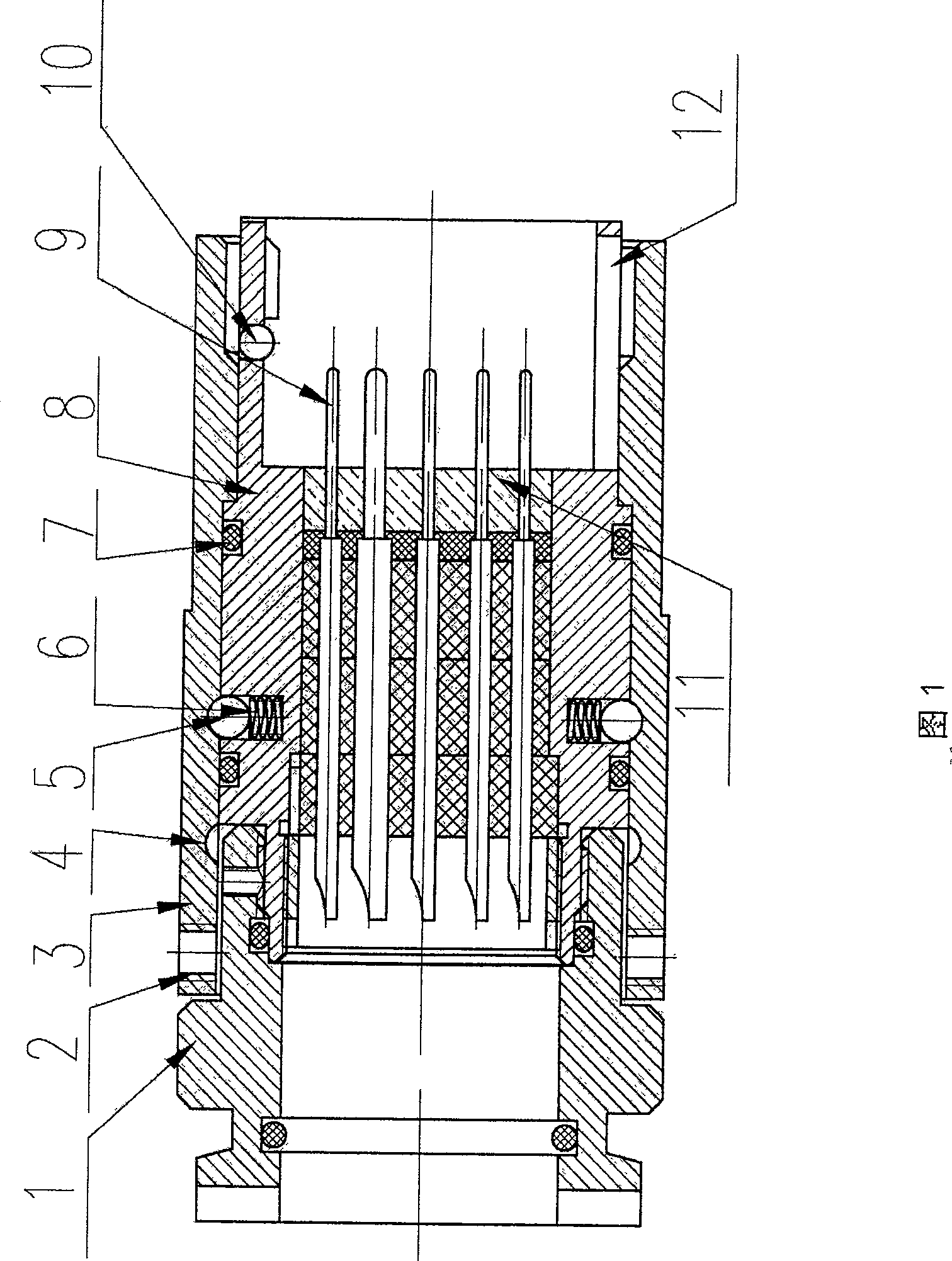 Under water separate electric connector