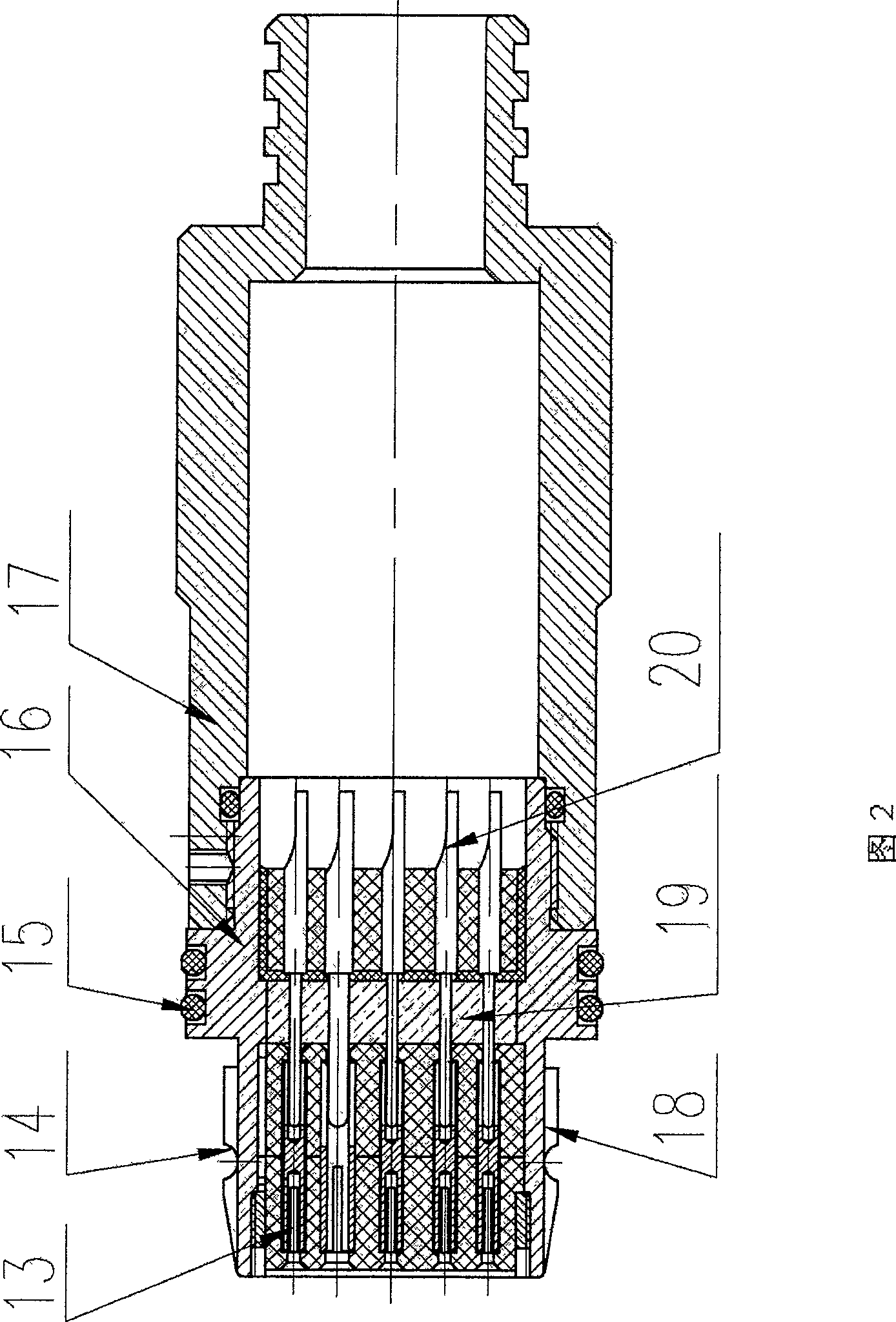 Under water separate electric connector