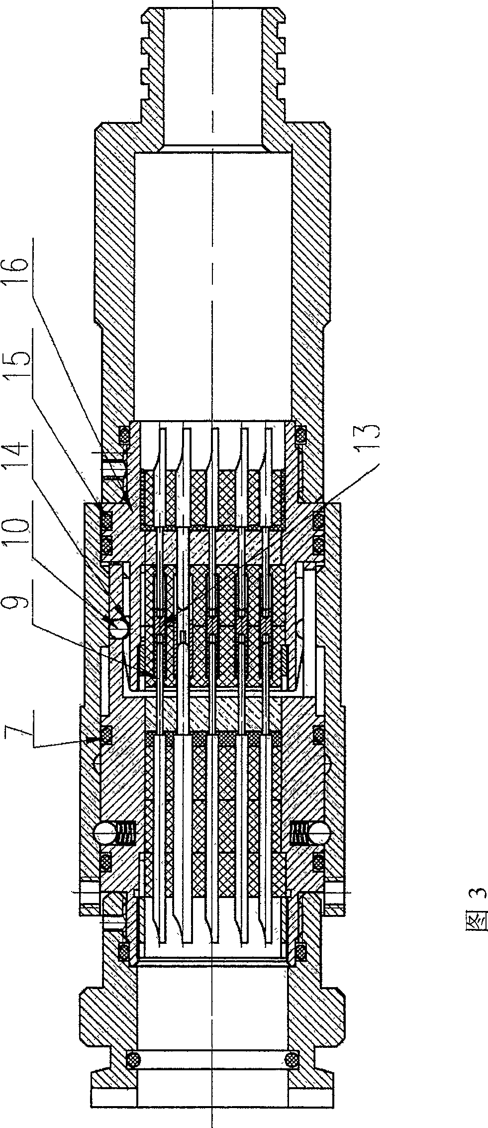 Under water separate electric connector