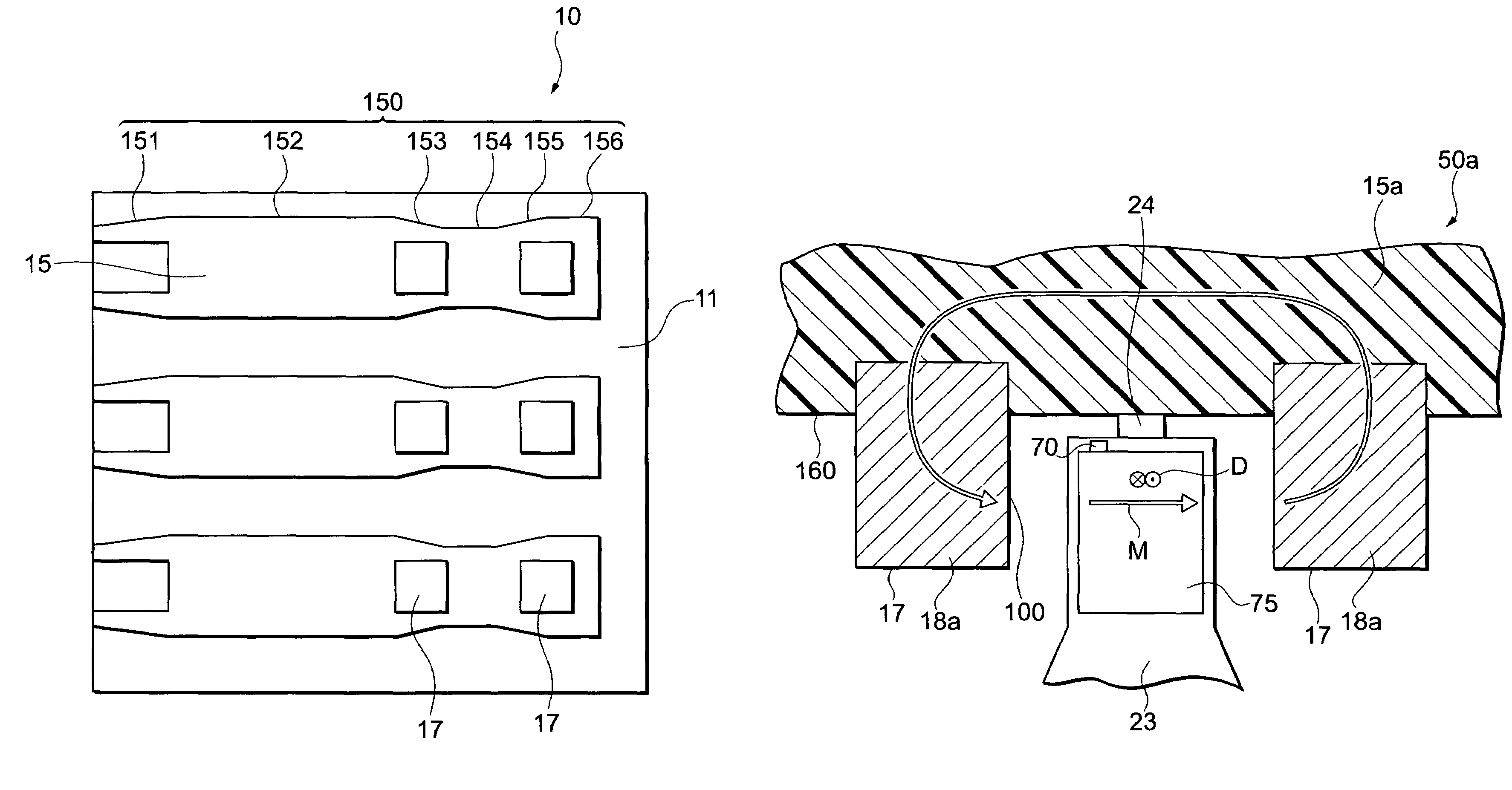Magnetic recording apparatus with head arm holding part