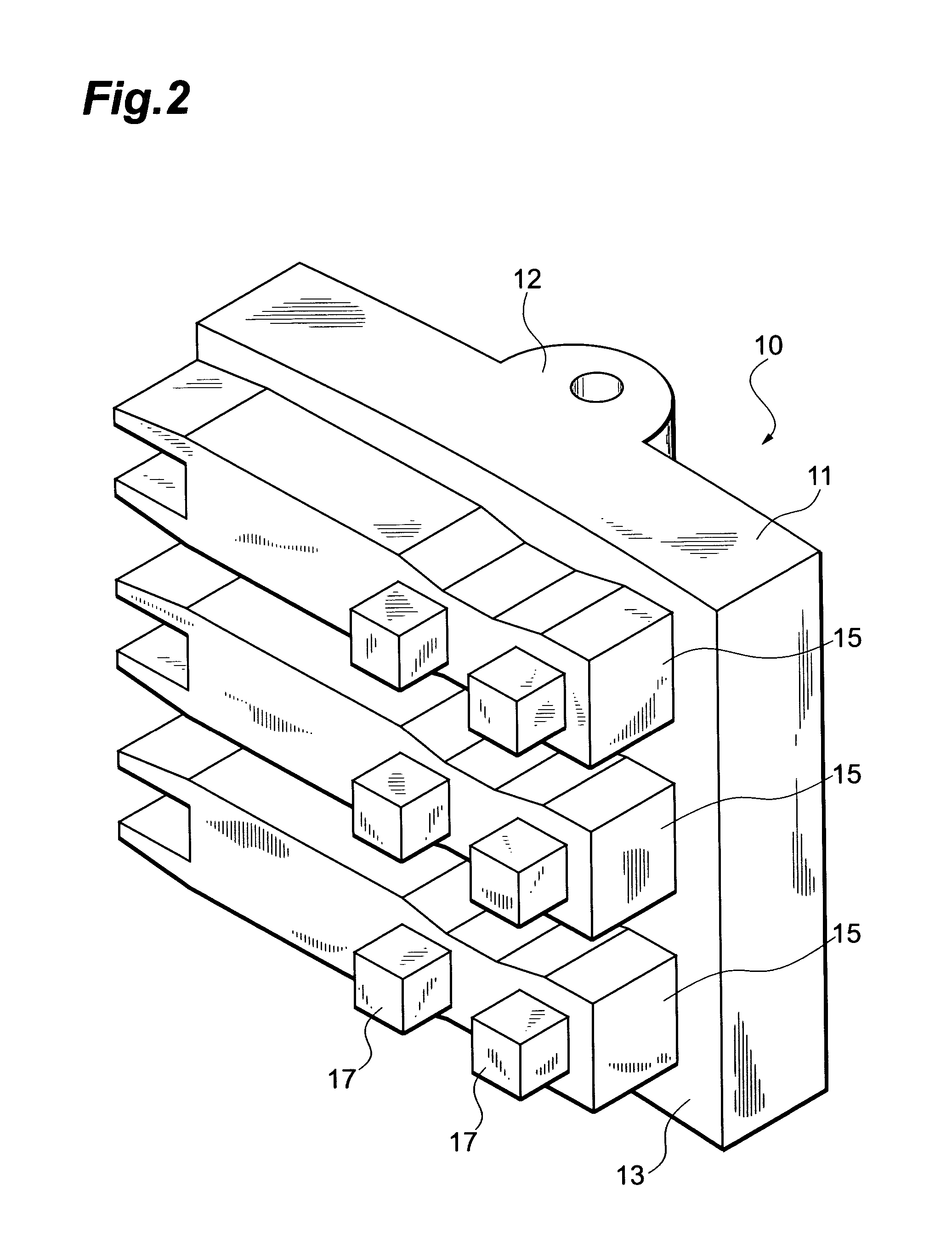 Magnetic recording apparatus with head arm holding part