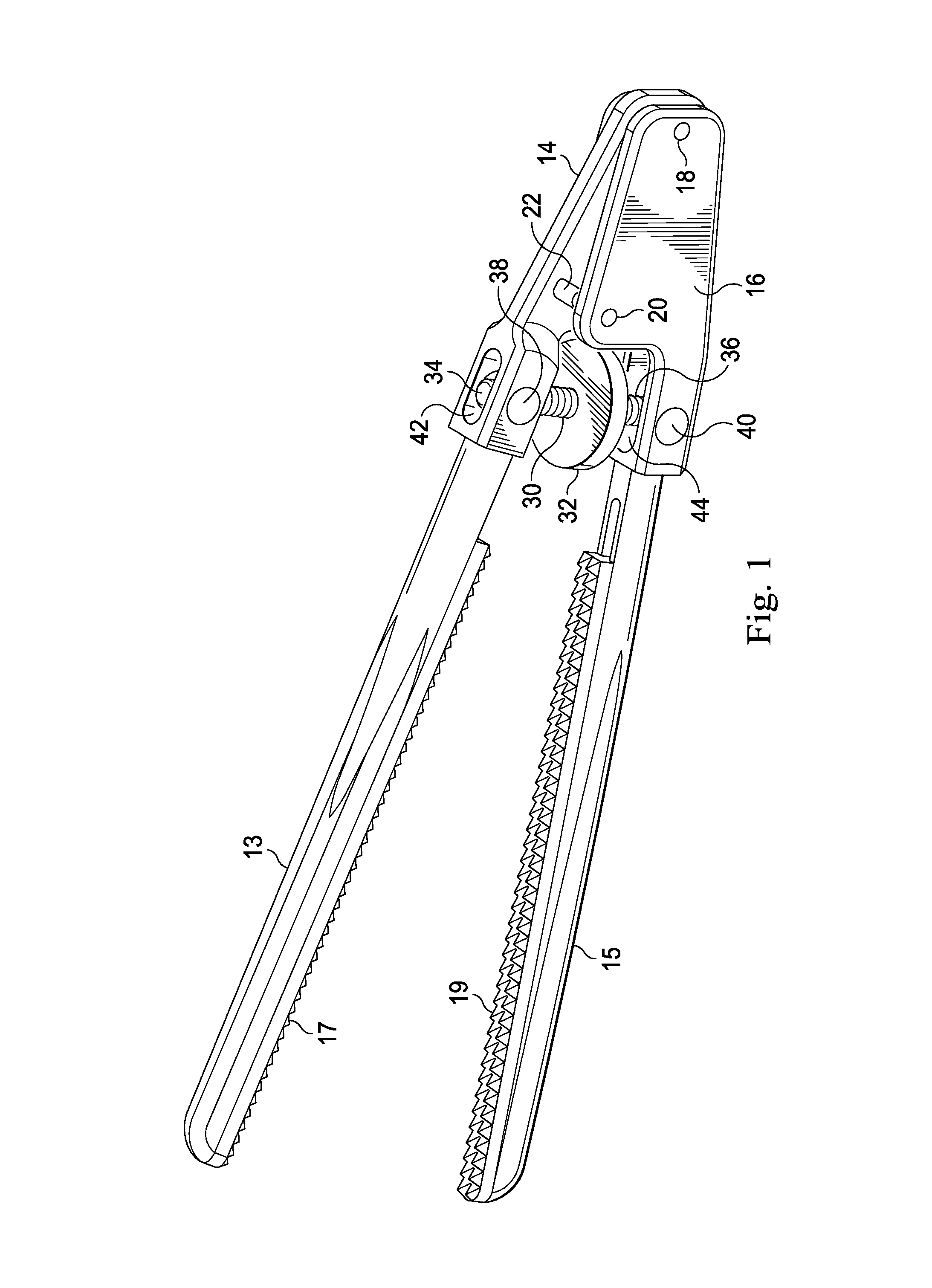 Handleless clamping device