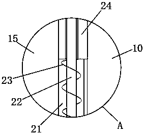 Novel material hot melting device