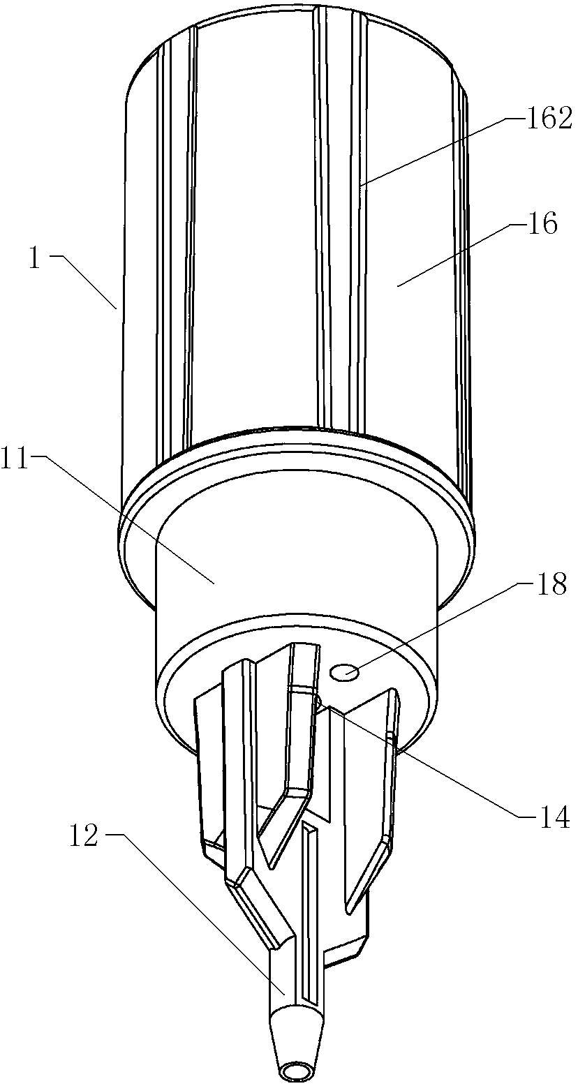 A quantitative sampling device