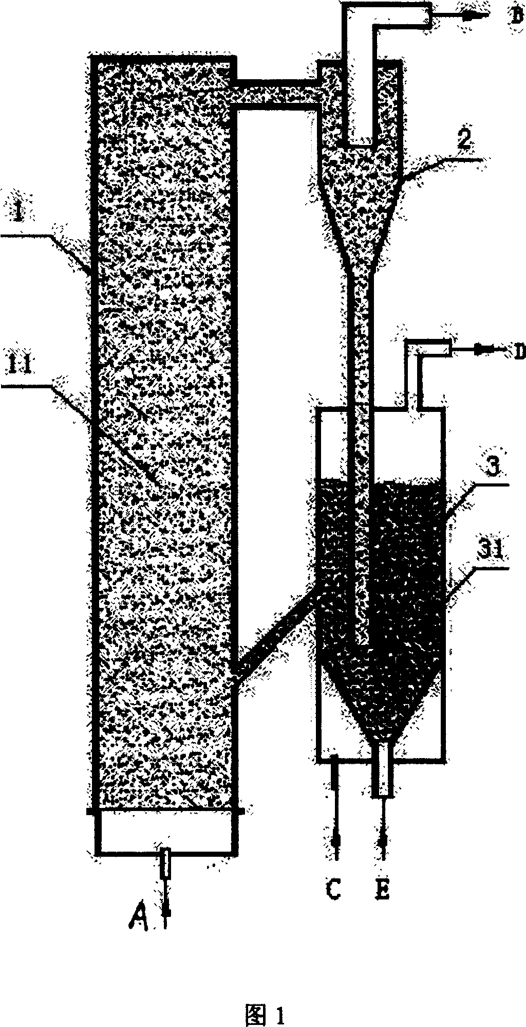 Indirect burning separating carbon dioxide device and method for coal-fired circultating fluidized bed