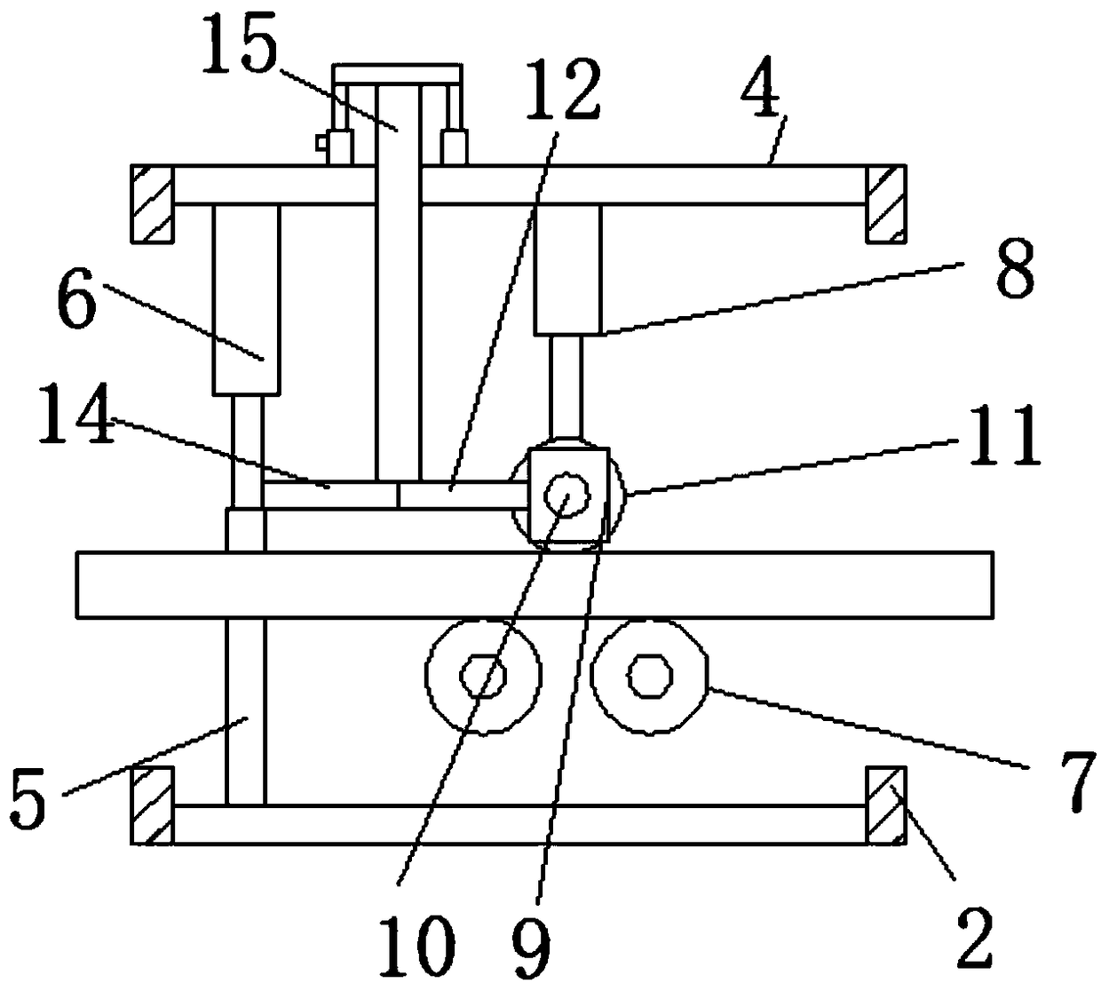 Locating device for copper pipe production and processing