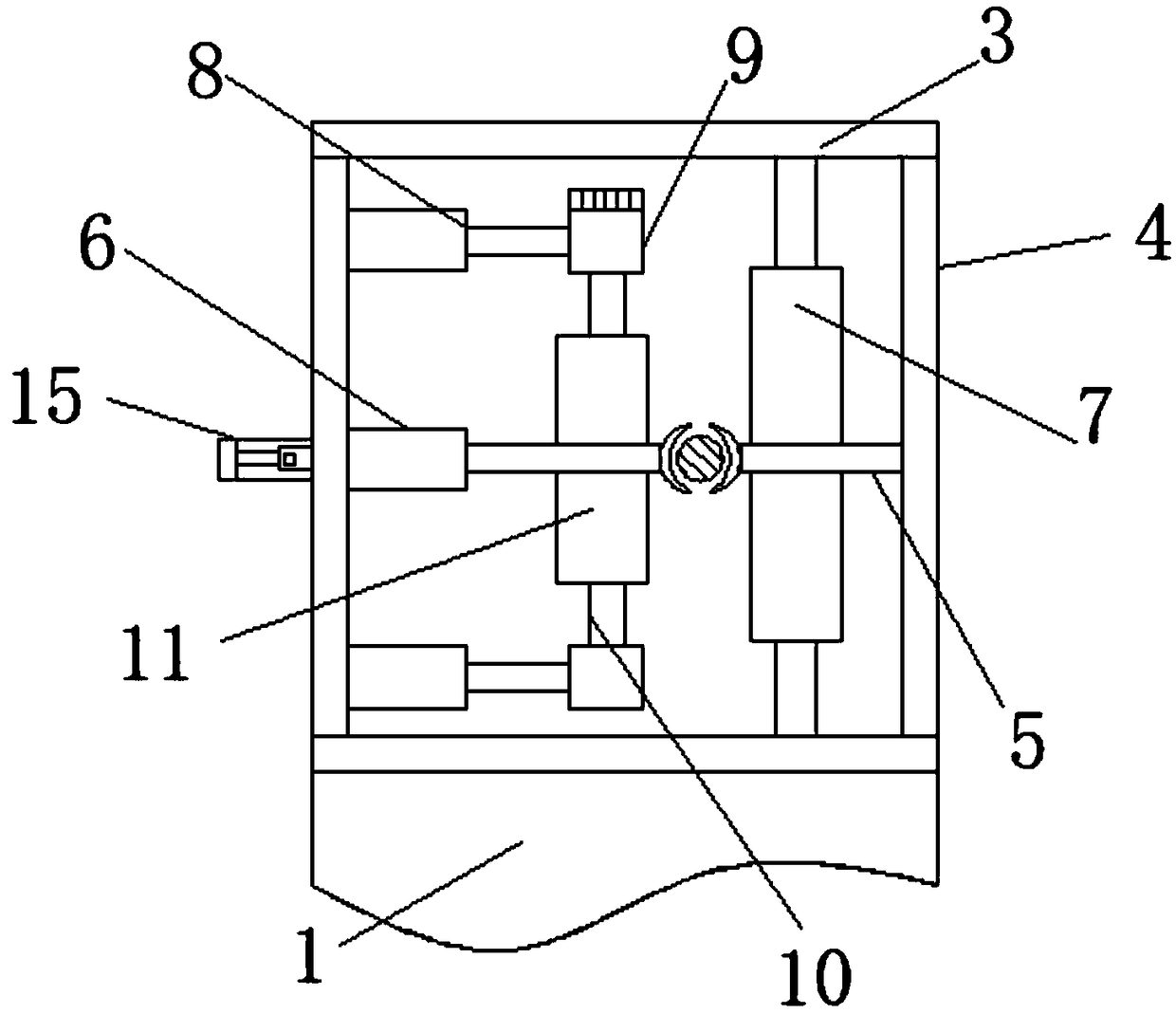 Locating device for copper pipe production and processing