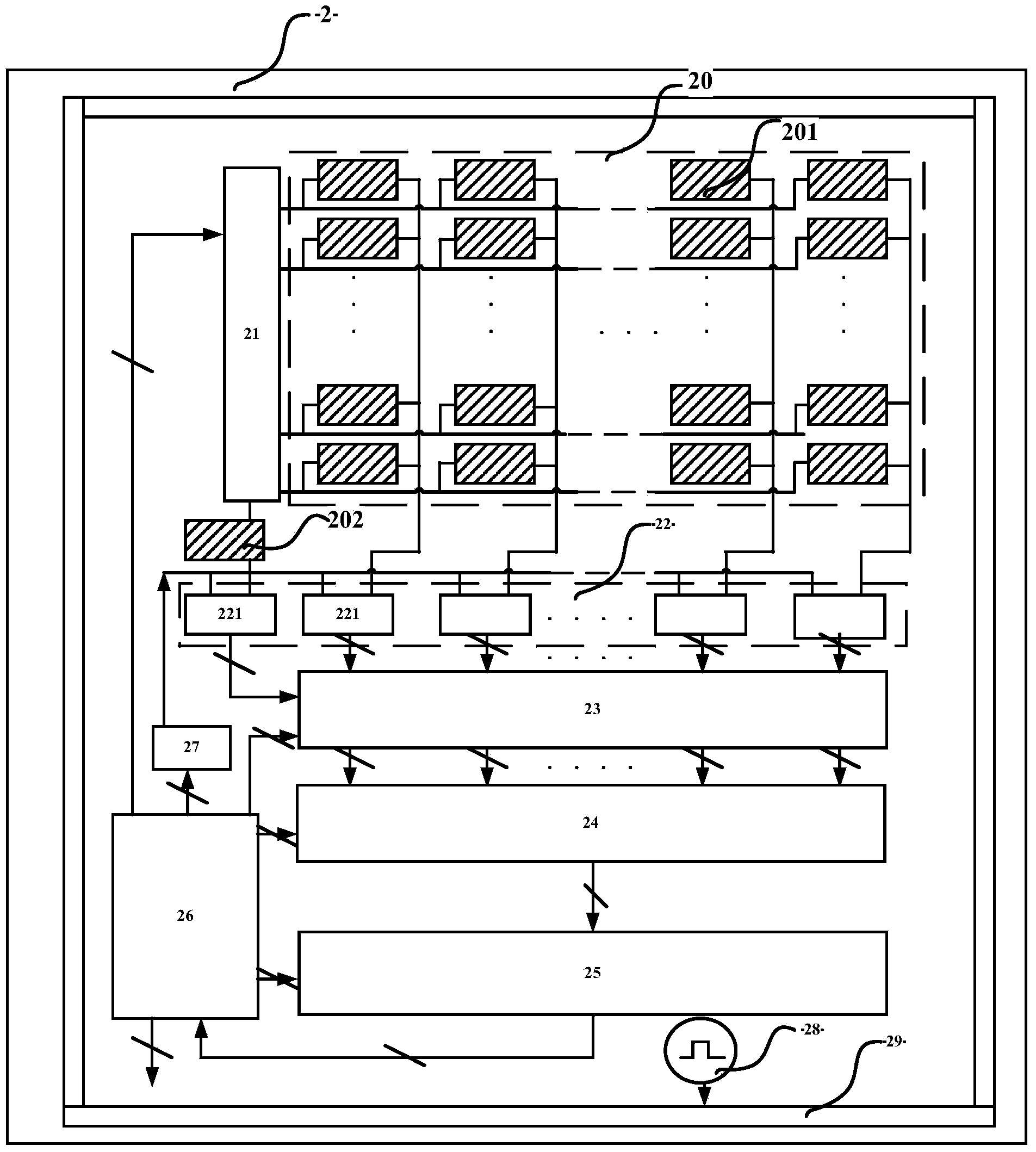 Radio-frequency micro-capacitance fingerprint acquisition chip and method