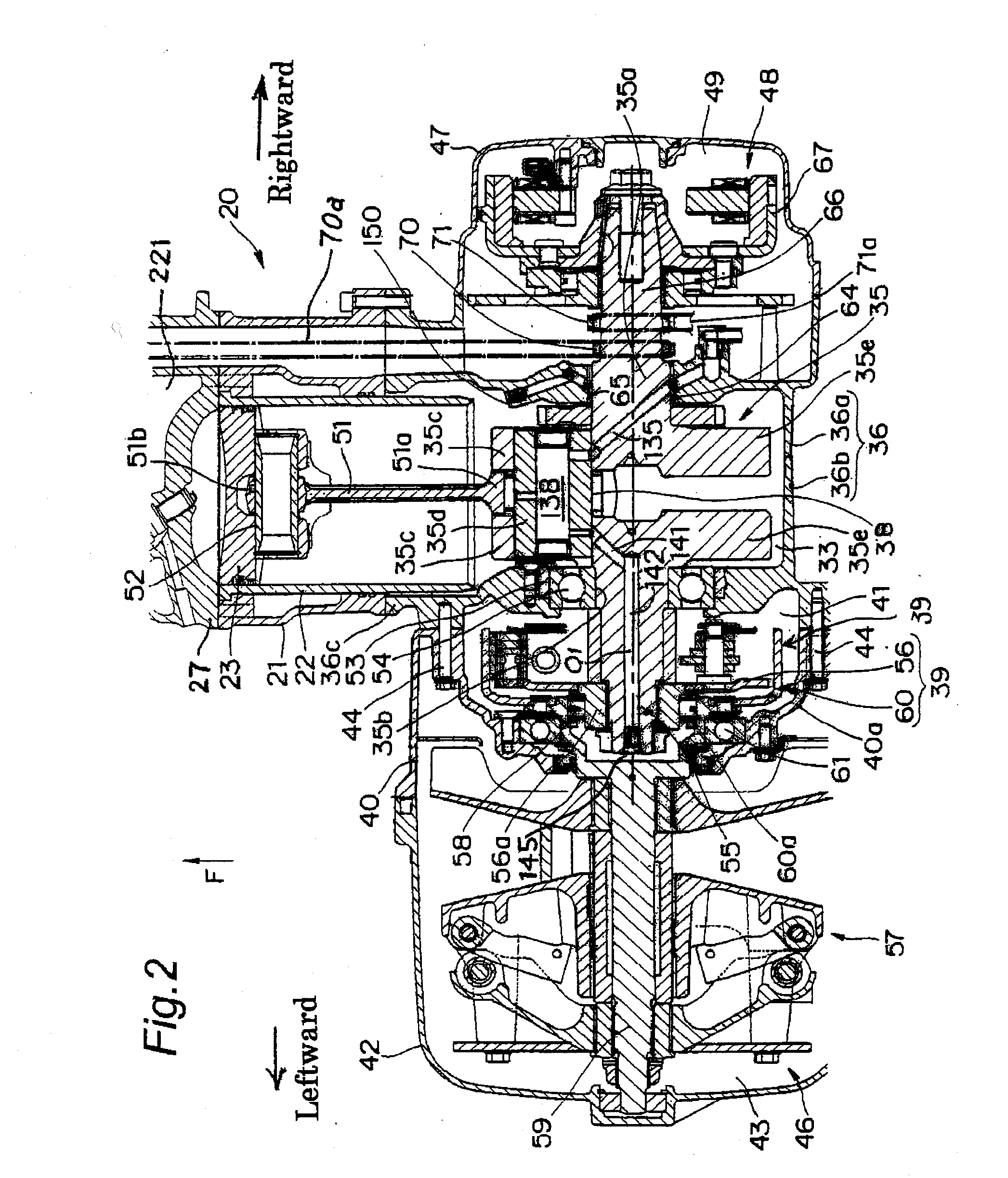 Vehicle provided with engine and engine