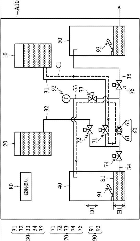 Fuel mixing apparatus, fuel cell system, and fuel mixing-and-transmitting method