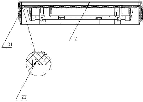 Lift direction lamp display device