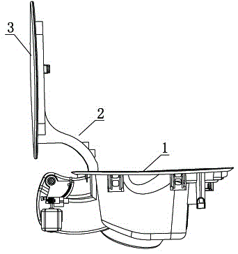 Electrically controlled opening and closing fuel filler cap