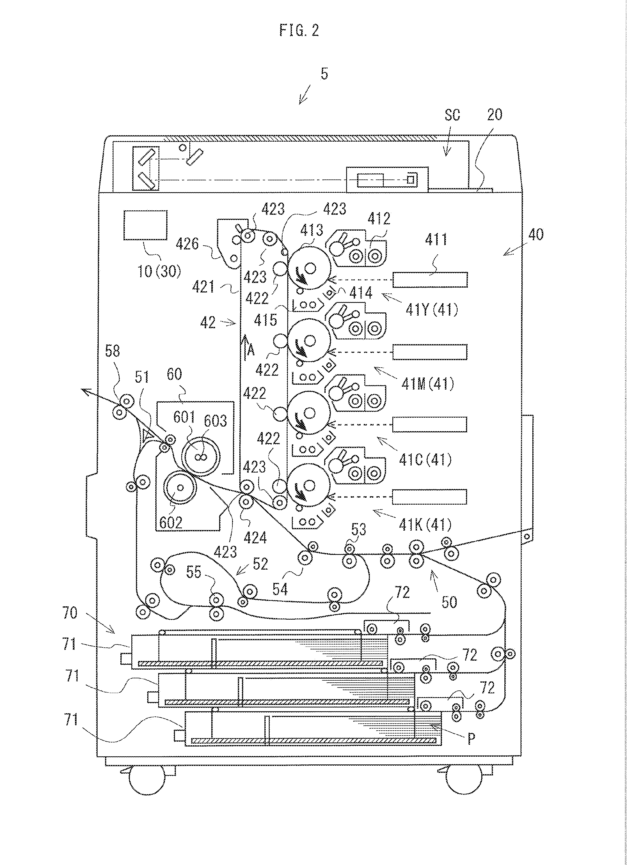 Image reading apparatus and image forming system