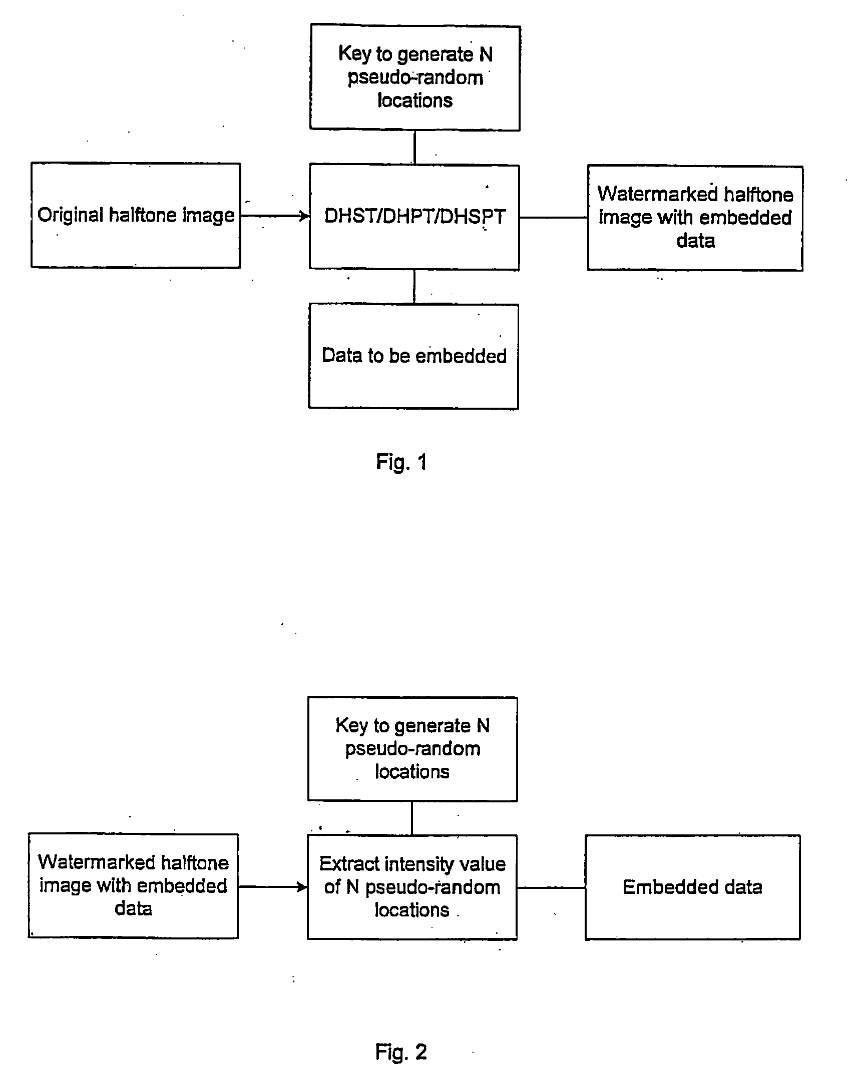Methods and apparatus for hiding data in halftone images