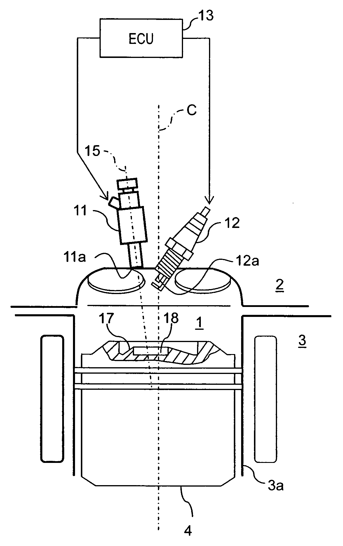 Direct fuel injection engine