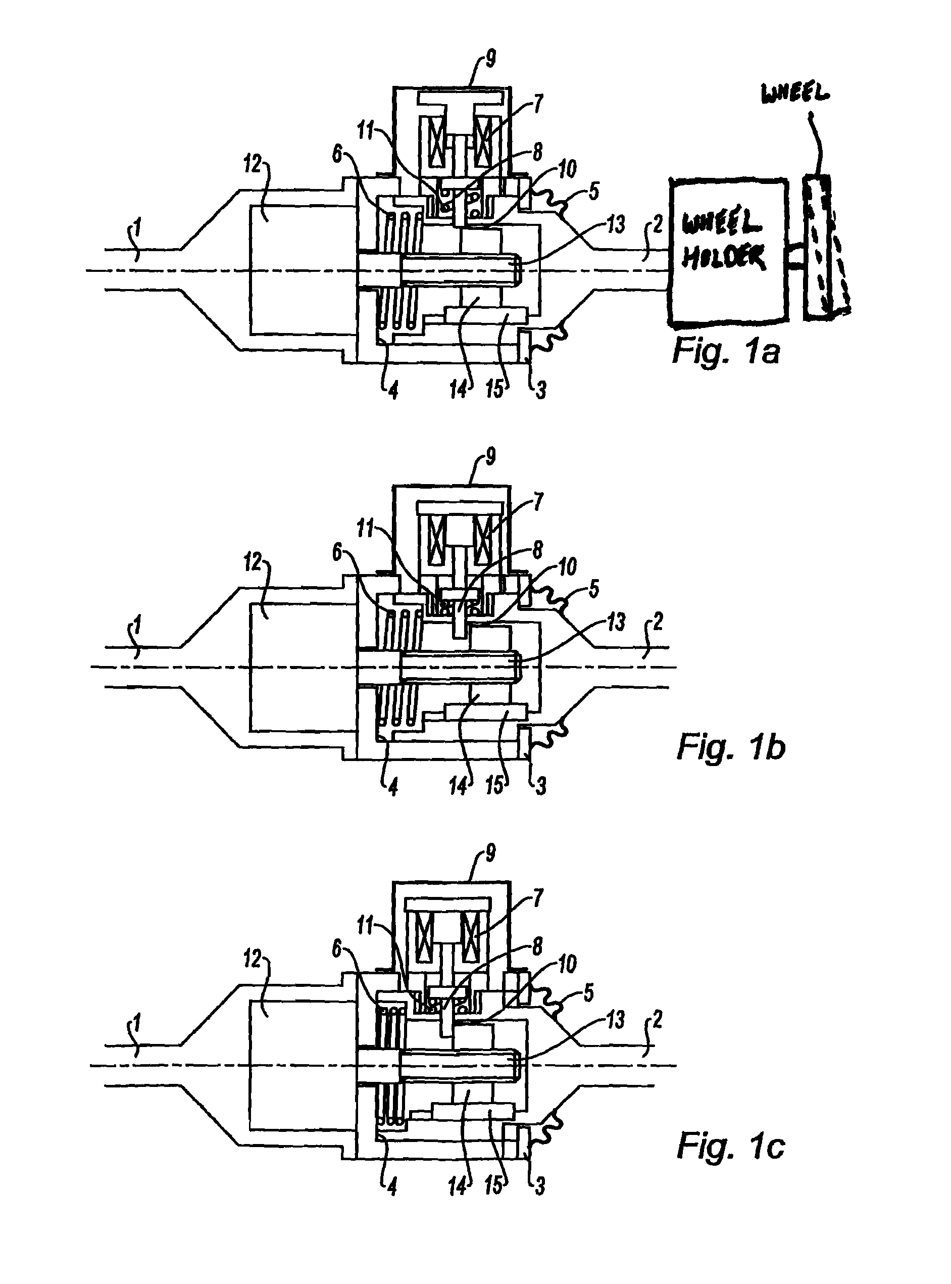 Motor vehicle wheel mounting comprising a binary actuator for adjusting the angular position of the plane of a wheel