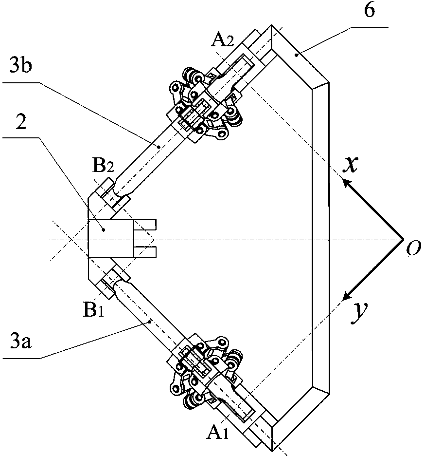 Multi-link straight line guide independent suspension with 3-RRR telescopic compensation mechanism