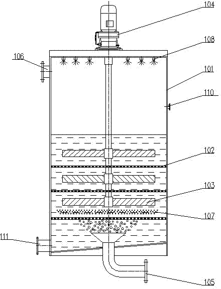 Wet-type flue gas dust removal device