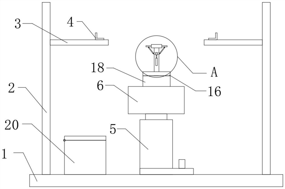 Semitrailer truck fuel tank cleanliness detection device