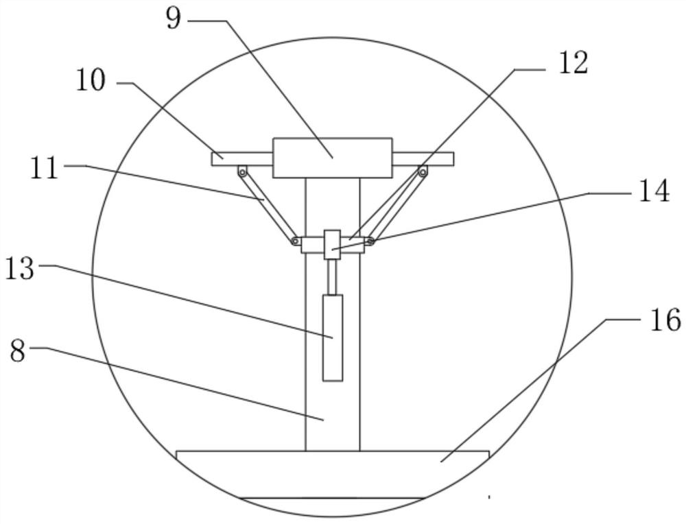 Semitrailer truck fuel tank cleanliness detection device