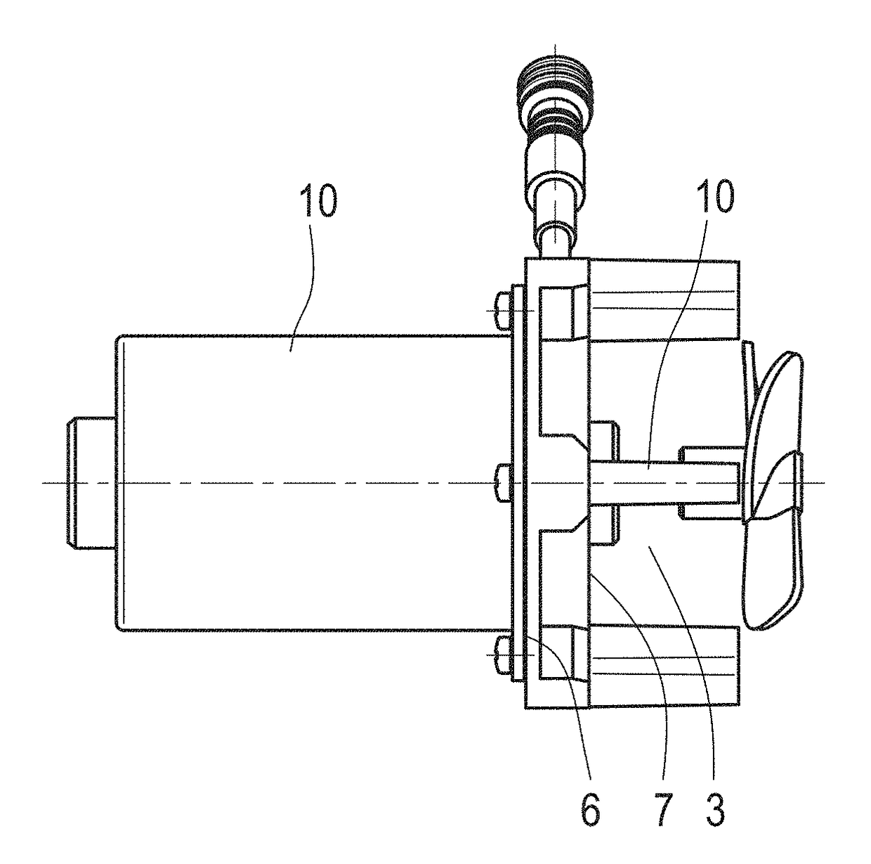 Motor Can Seal and Shaft