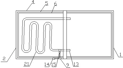 A water bath heating and dissolving heat preservation device for mannitol