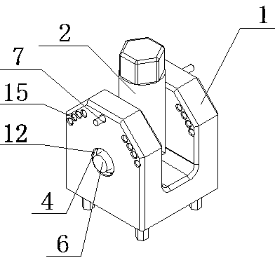 Fixing device for electrode processing