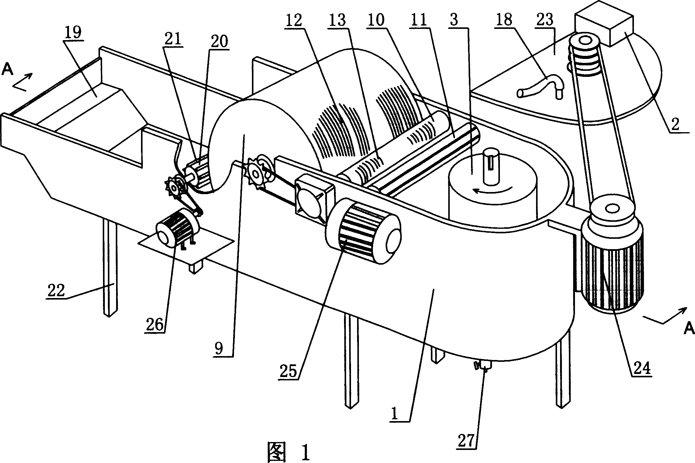 Liquid opening machine