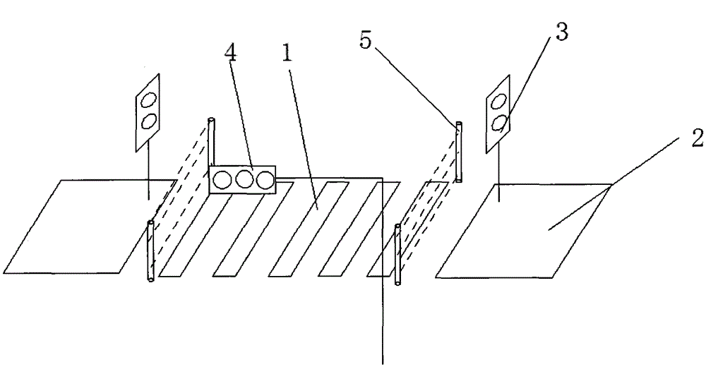 Traffic light control method for pedestrian crossing and traffic light control system for realizing the method