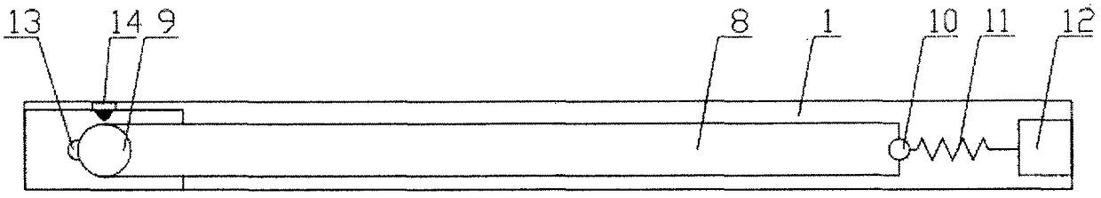 Efficient cooling and dedusting computer shell internal system