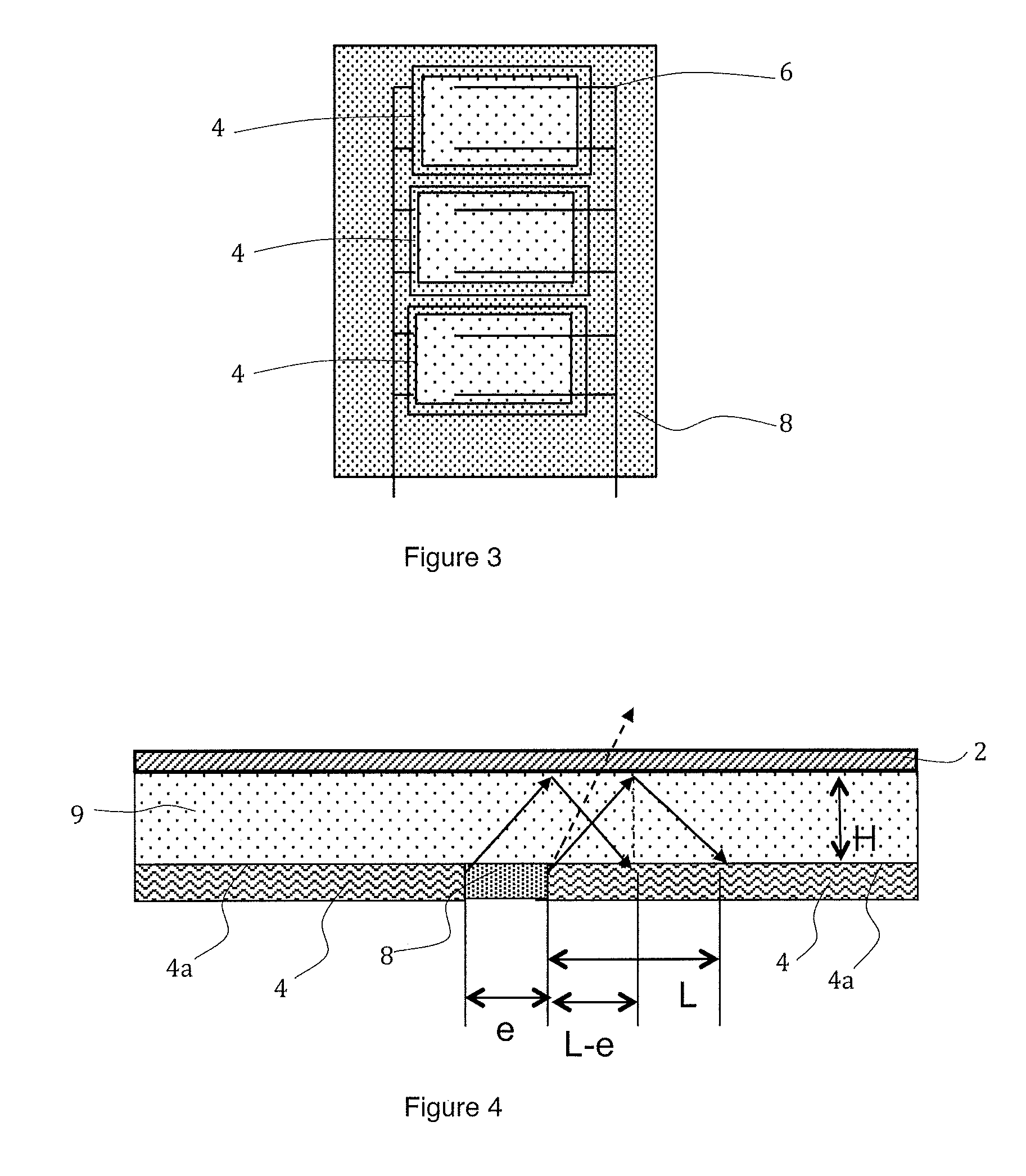 Photovoltaic module comprising a localised spectral conversion element and production process