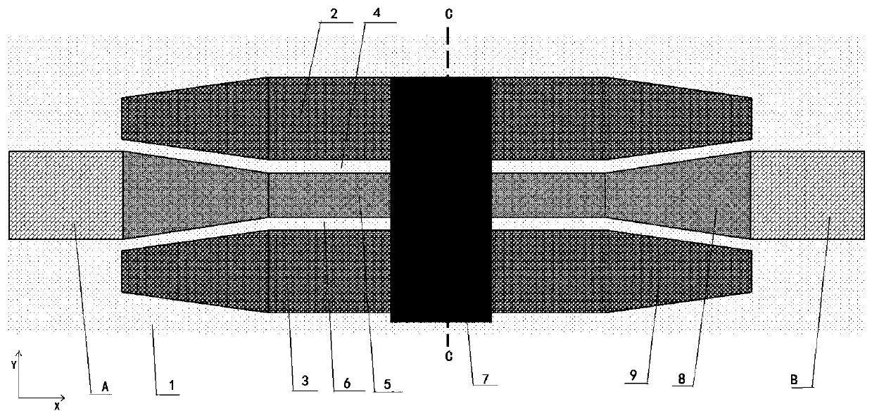 A kind of graphene photodetector and preparation method thereof