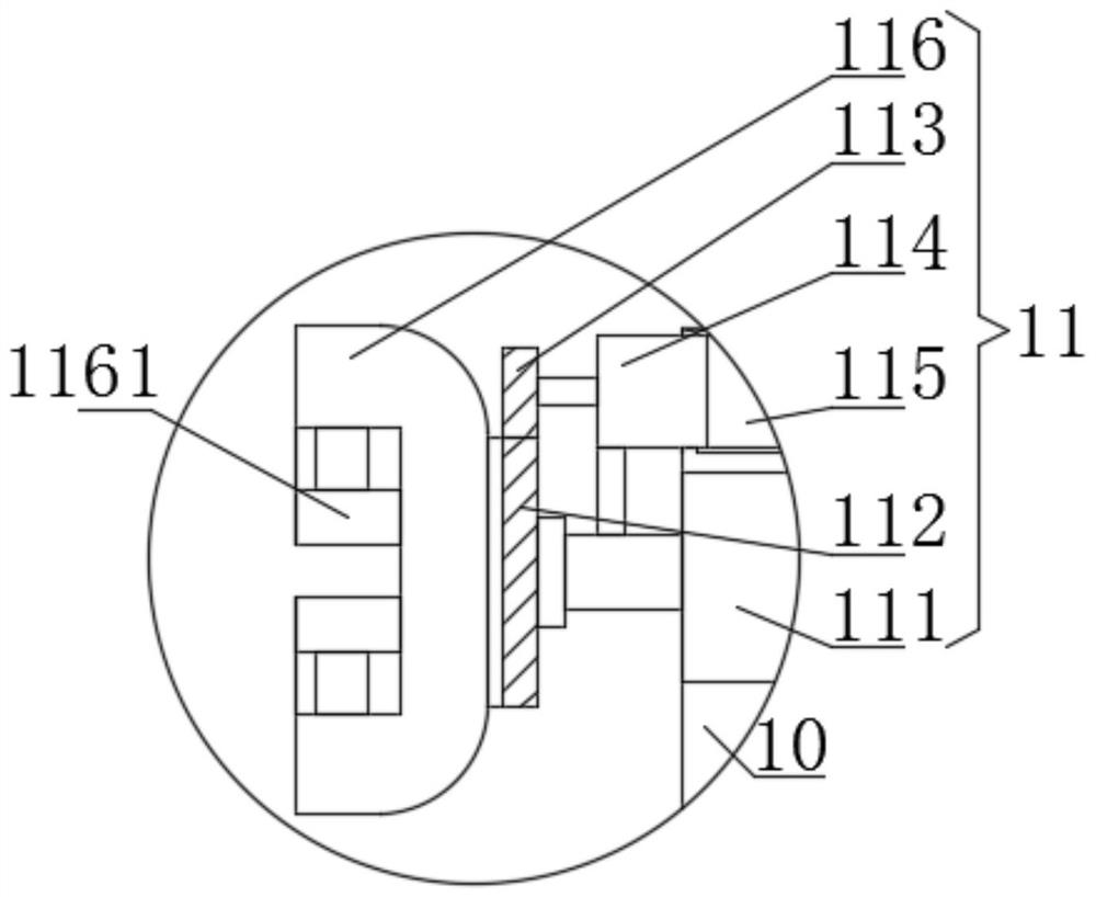 Antibacterial glass forming processing device