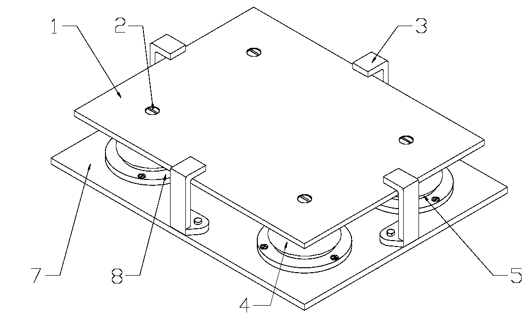 Elevator tractor damper based on multilayer metal rubber and working method thereof