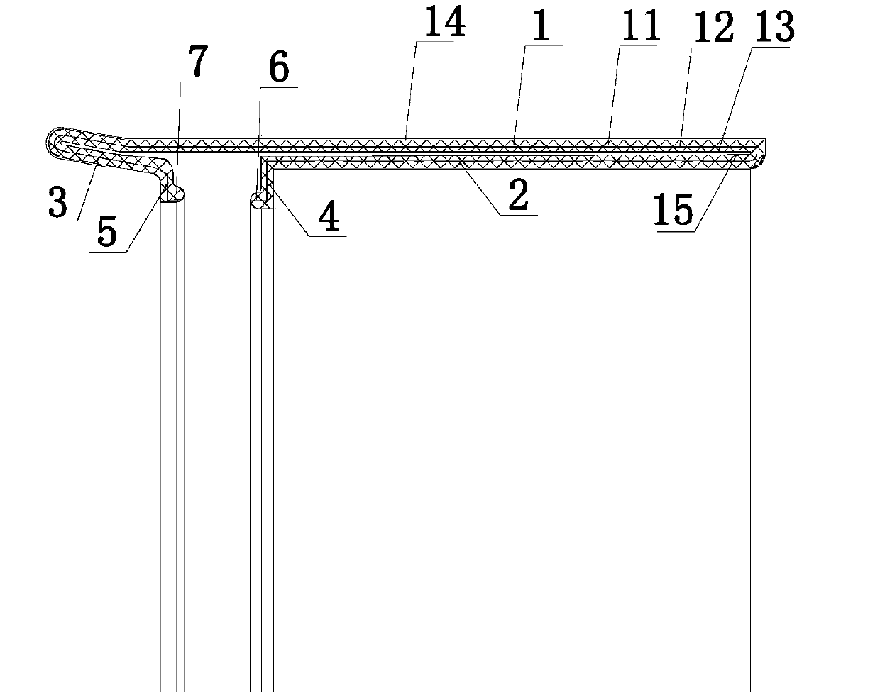 Capsule body of tire building capsule and preparation method thereof