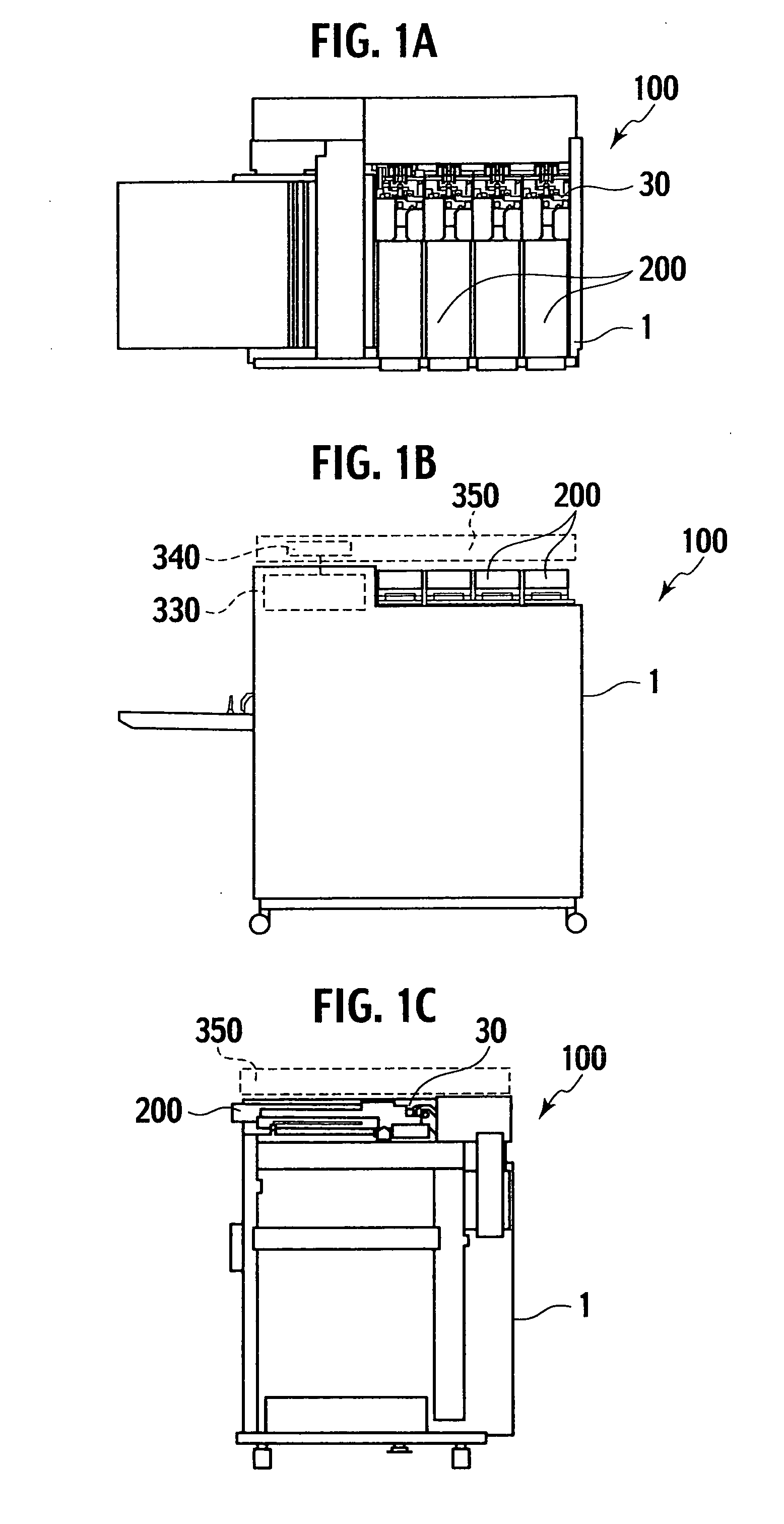 Detachable structure for ink cartridge