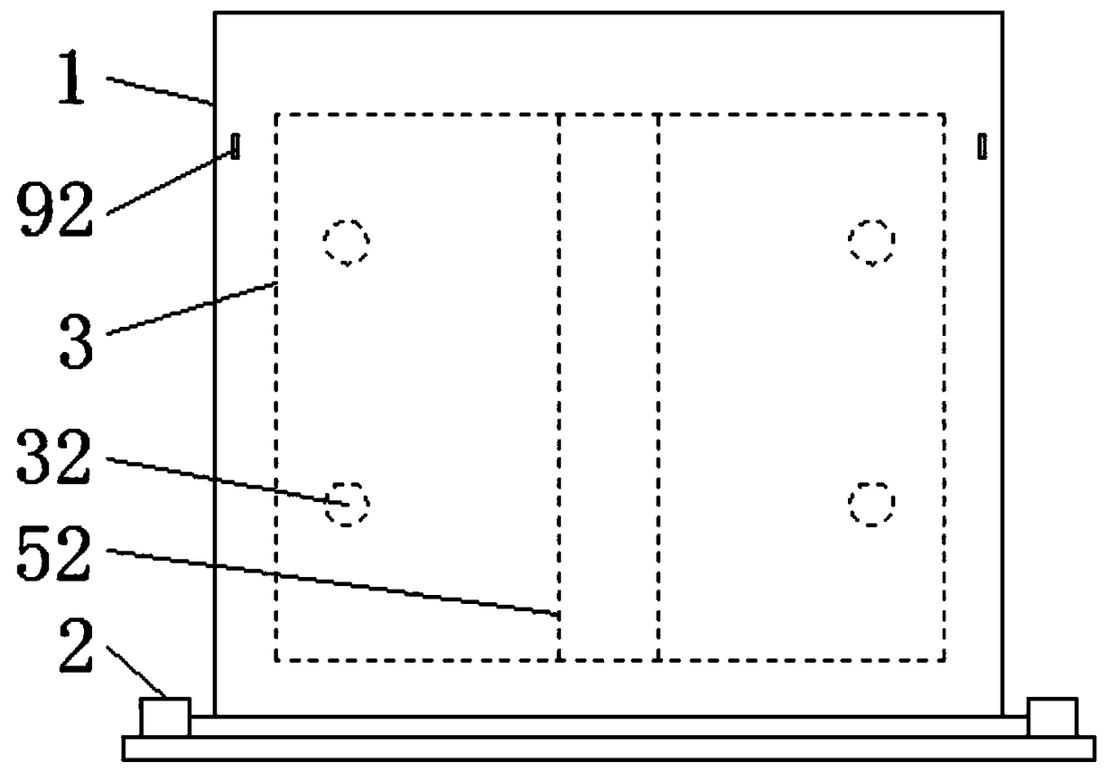 Height fine-adjustable wall-mounted furnace heat exchanger