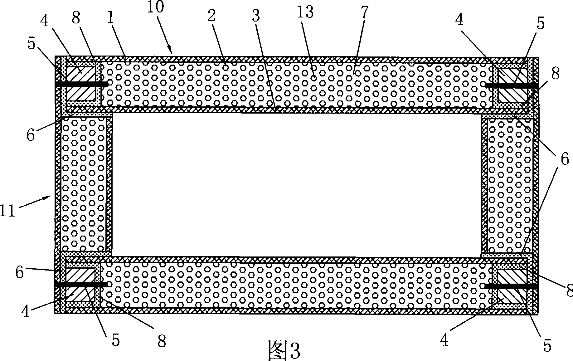 Pipeline provided with connecting components and manufacturing method thereof