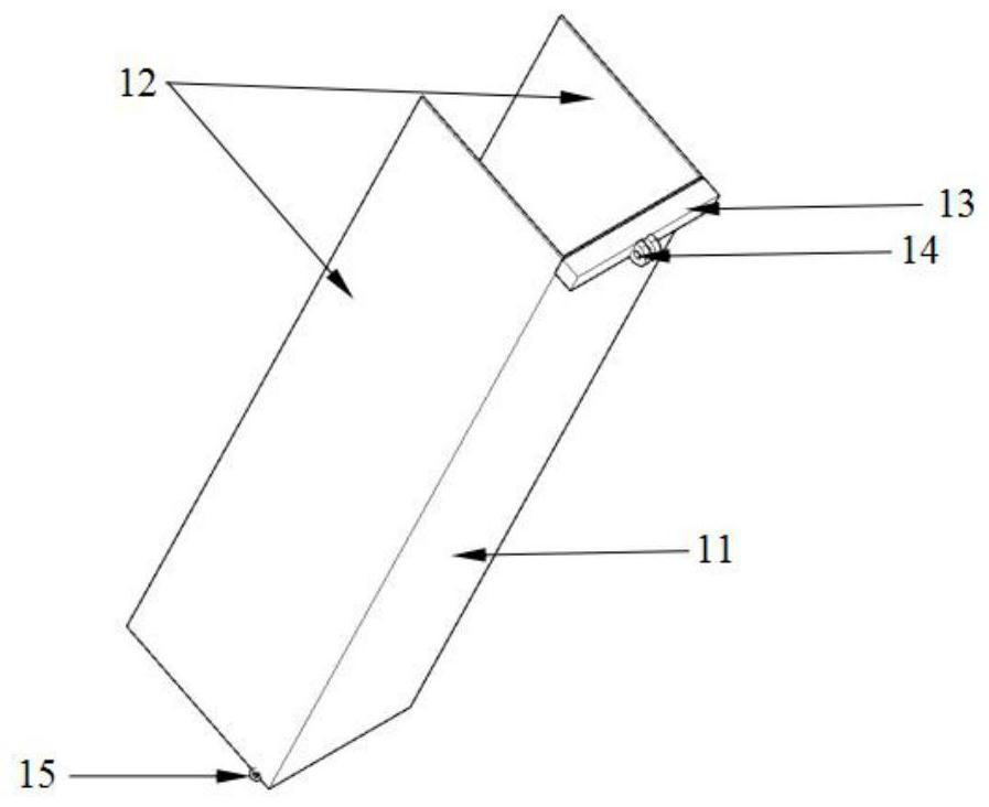 A vertical angle adjustment device for upper chute based on landslide physical model test