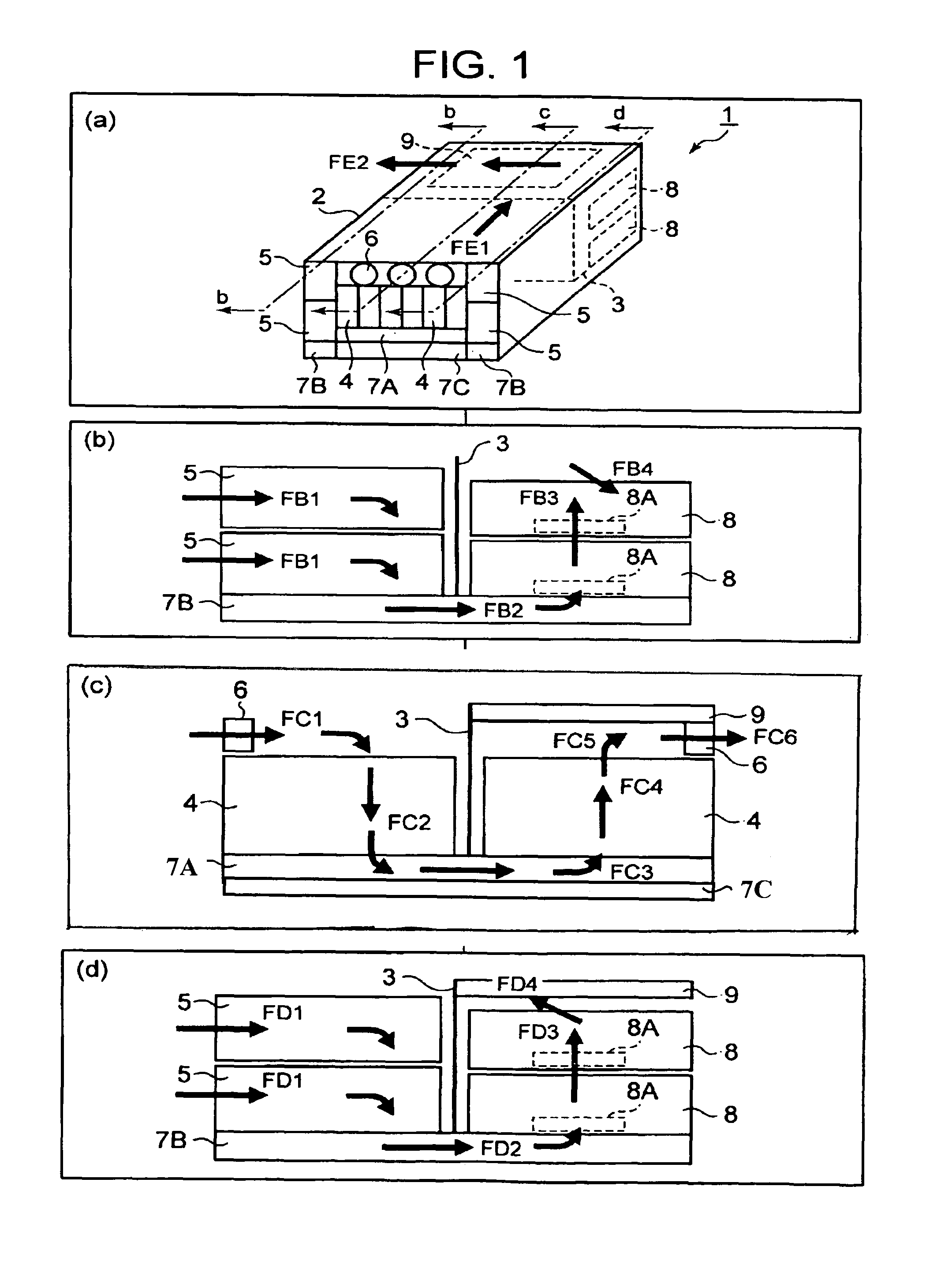 Cooling structure for rackmount-type control device and rack-type storage control device