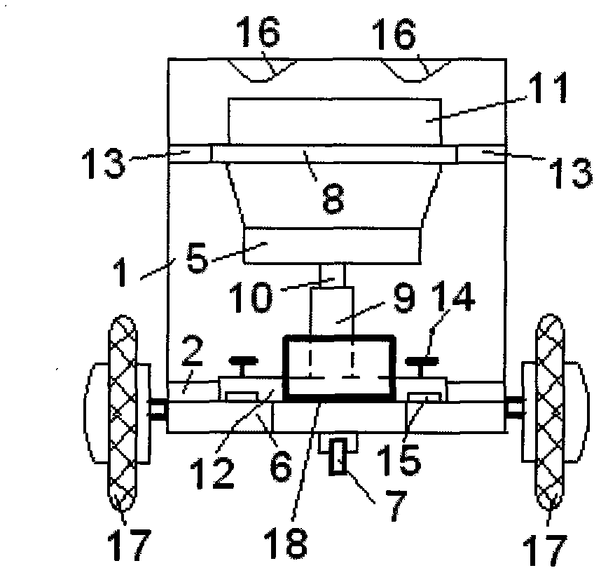 Device convenient for electrically conveying pregnant women to be examined, supporting abdomens and eliminating edema of lower limbs